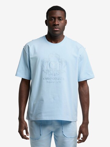 Carlo Colucci T-Shirt 'De Bortoli' in Blau: predná strana