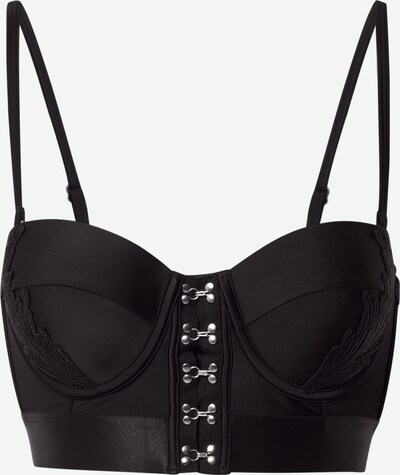 Sutien River Island pe negru, Vizualizare produs