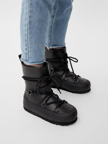 Bottines 'SALLY' Bianco en noir : devant