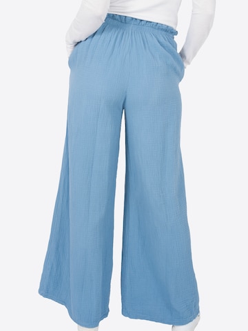 Wide Leg Pantalon 'Liska' Seasons of April en bleu