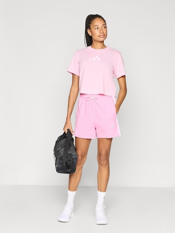ADIDAS SPORTSWEARregular Sportske hlače 'Essentials' - roza boja