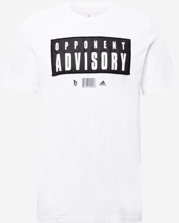 ADIDAS SPORTSWEAR Performance Shirt 'Dame' in White: front