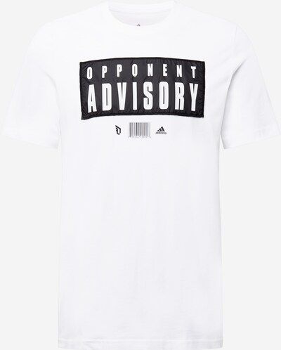 ADIDAS PERFORMANCE Sportshirt 'DAME' in schwarz / weiß, Produktansicht