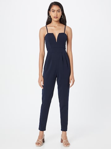 Tuta jumpsuit di WAL G. in blu: frontale