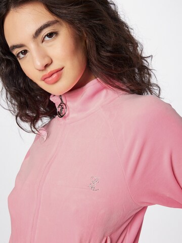 Juicy Couture White Label Sweat jacket in Pink