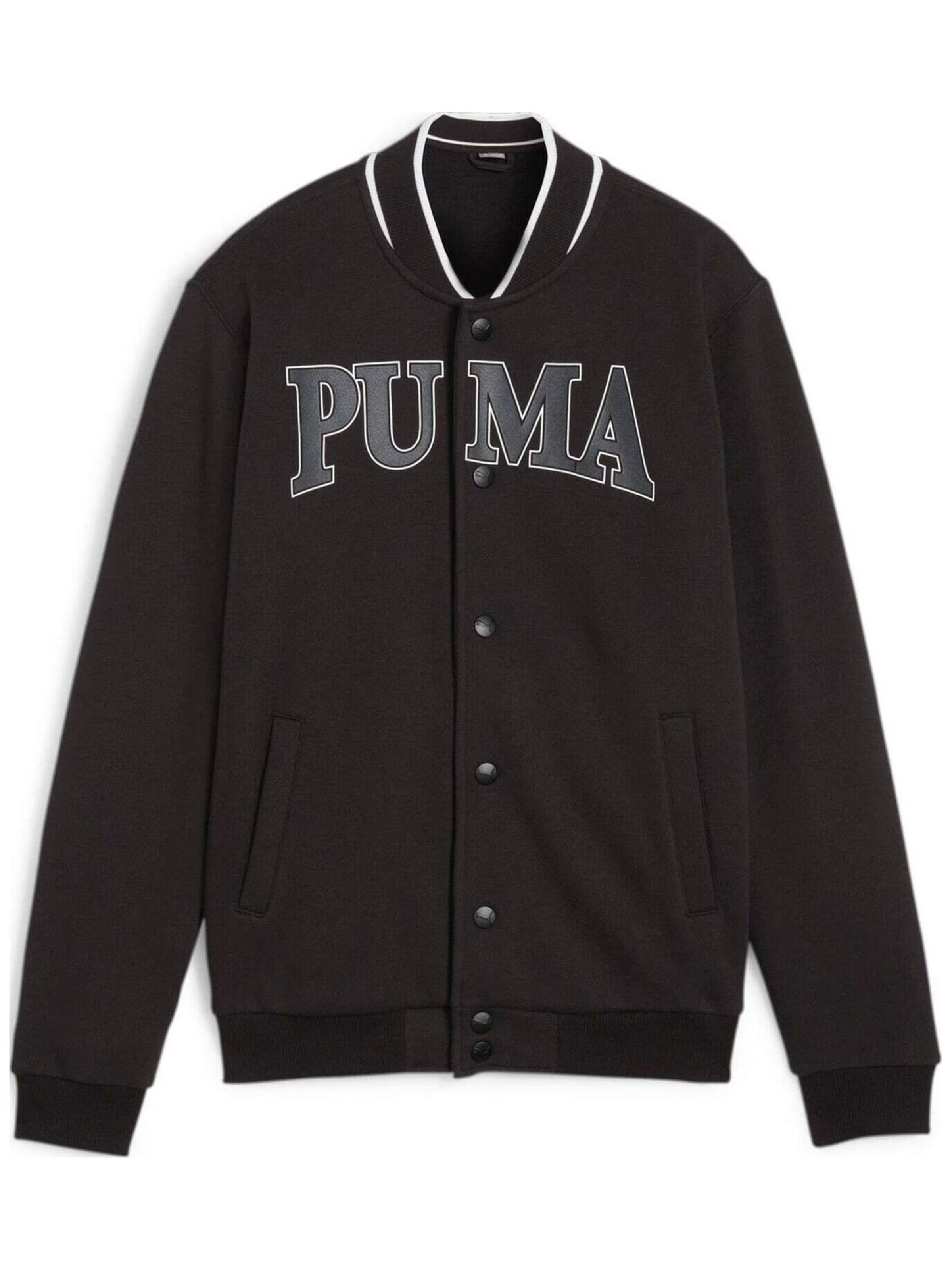 PUMA Sports jacket 'Puma Puma Squad Bomber Jacket Tr B' in Black: front