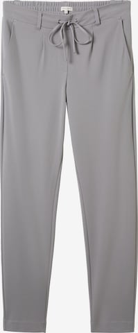Pantaloni con pieghe di TOM TAILOR in grigio: frontale