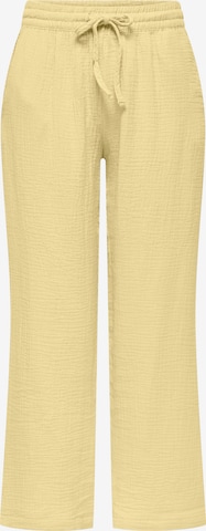 JDY Pants 'JDYTHEIS' in Yellow: front
