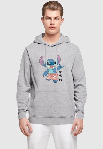 ABSOLUTE CULT Sweatshirt 'Lilo And Stitch - Bermuda Shorts' in Grau: predná strana