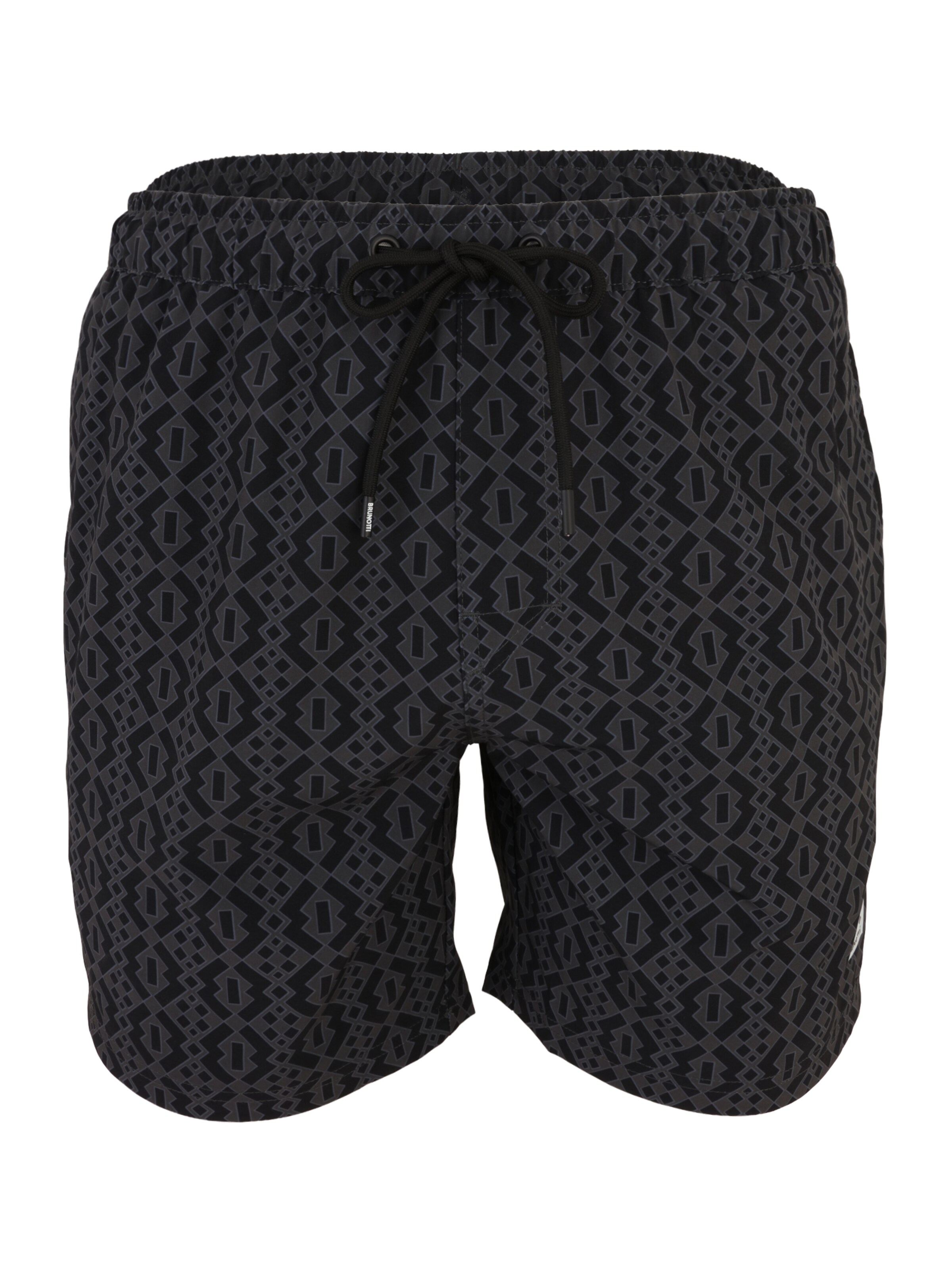 BRUNOTTI Плавательные шорты 'High-95' в Черный: спереди