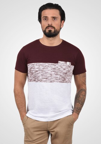!Solid T-Shirt 'Sinor' in Rot: Vorderseite
