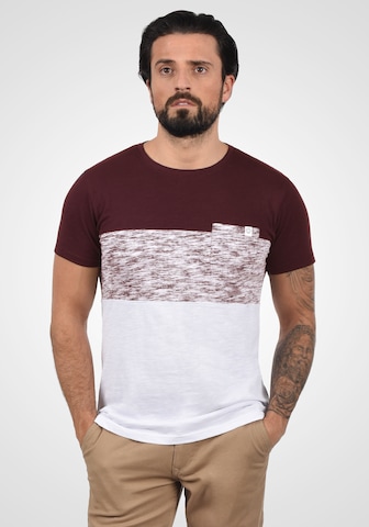 !Solid T-Shirt 'Sinor' in Rot: predná strana