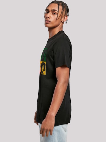 T-Shirt 'Bob Marley' F4NT4STIC en noir