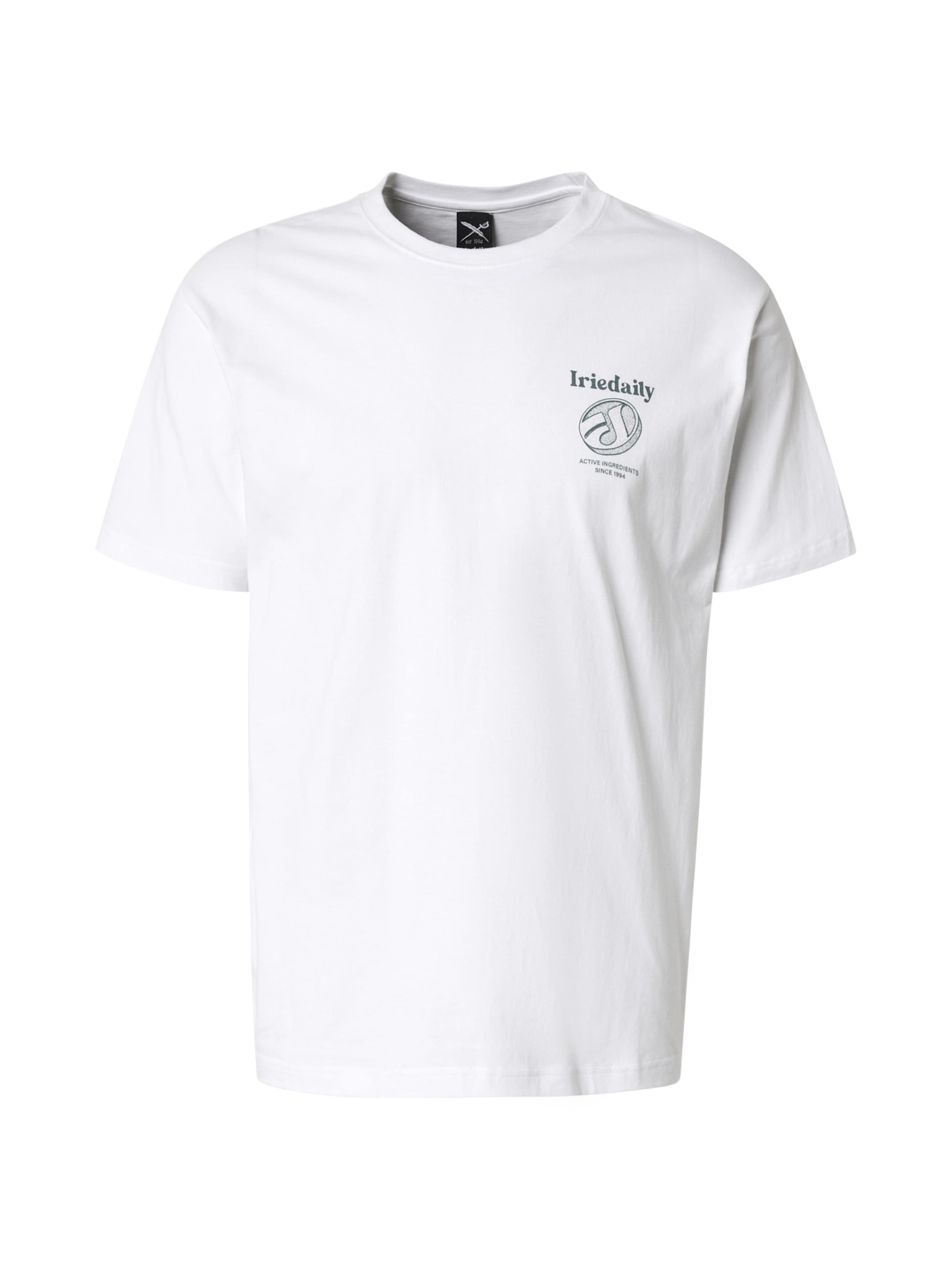 T-Shirt 'Hangover Club' Iriedaily en blanc : devant