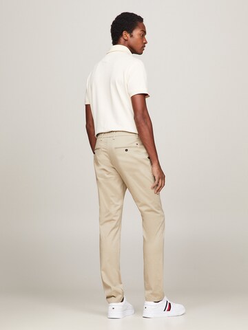 TOMMY HILFIGER Slim fit Chino Pants 'Bleecker' in Beige