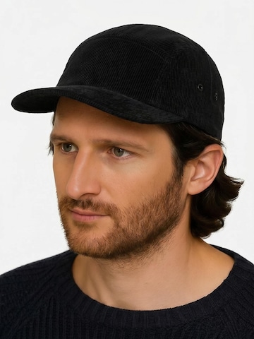 Lou-i Cap 'Cord Cap aus Bio-Baumwolle' in Black