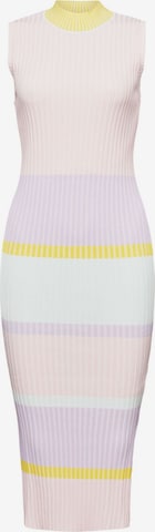 ESPRIT Knitted dress in Pink: front
