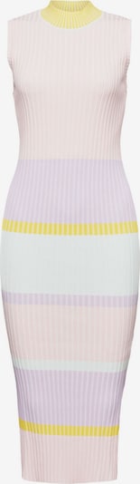 ESPRIT Robes en maille en jaune clair / lilas / rose pastel / blanc, Vue avec produit