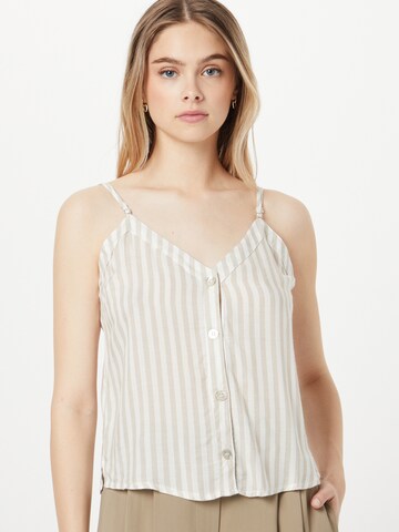 Hailys Top 'Malina' in Beige: Vorderseite