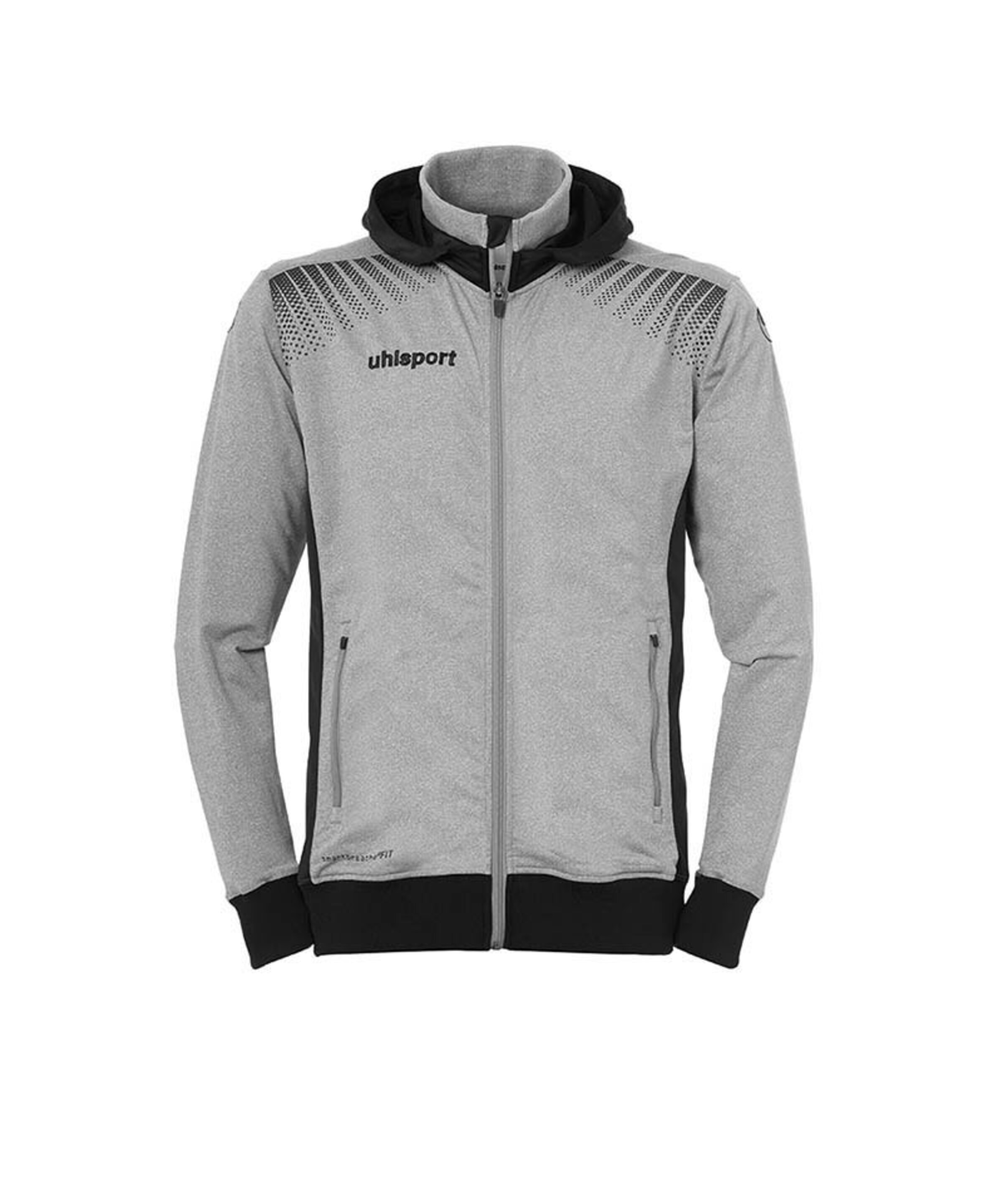 UHLSPORT Athletic Jacket in Grey: front