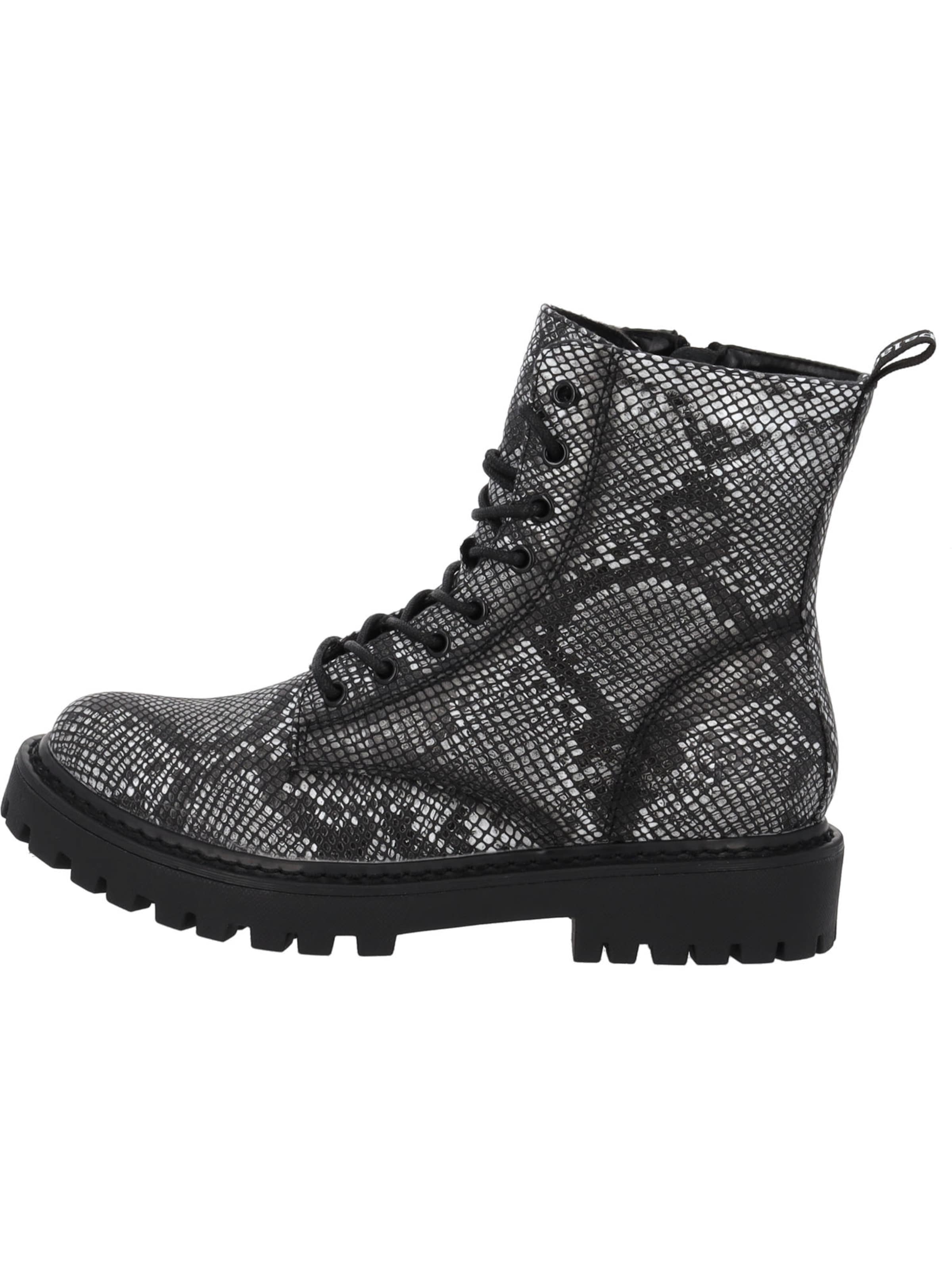 Palado by Sila Sahin Lace-up bootie 'Liklys' in Black