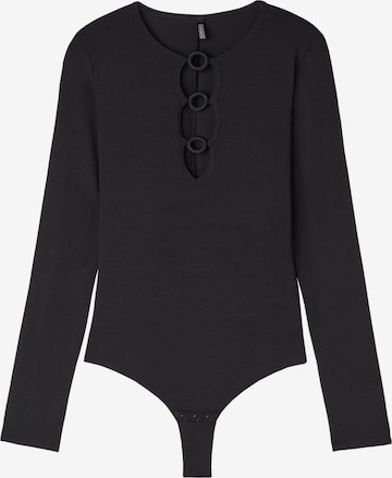 INTIMISSIMI Shirtbody 'CRAFTED ELEGANCE' in Schwarz: predná strana