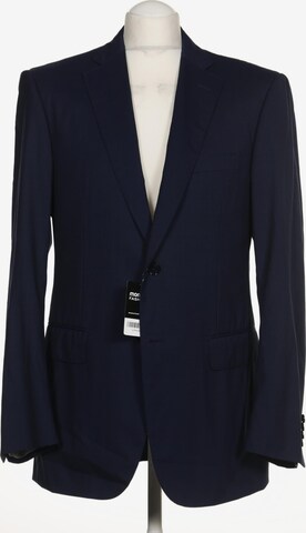 PAL ZILERI Suit Jacket in M in Blue: front