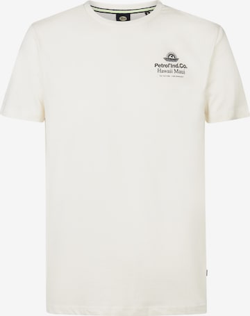T-Shirt 'Radient' Petrol Industries en blanc : devant