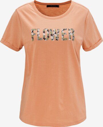 Aniston CASUAL T-Shirt in Orange: predná strana