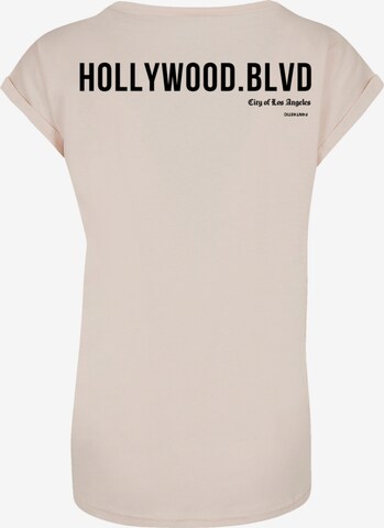 F4NT4STIC T-Shirt 'Hollywood Boulevard' in Beige