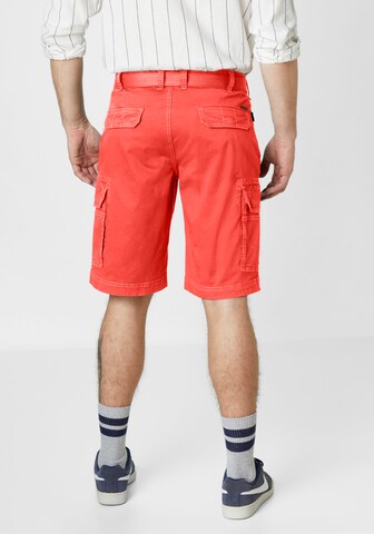 REDPOINT Regular Cargohose in Rot