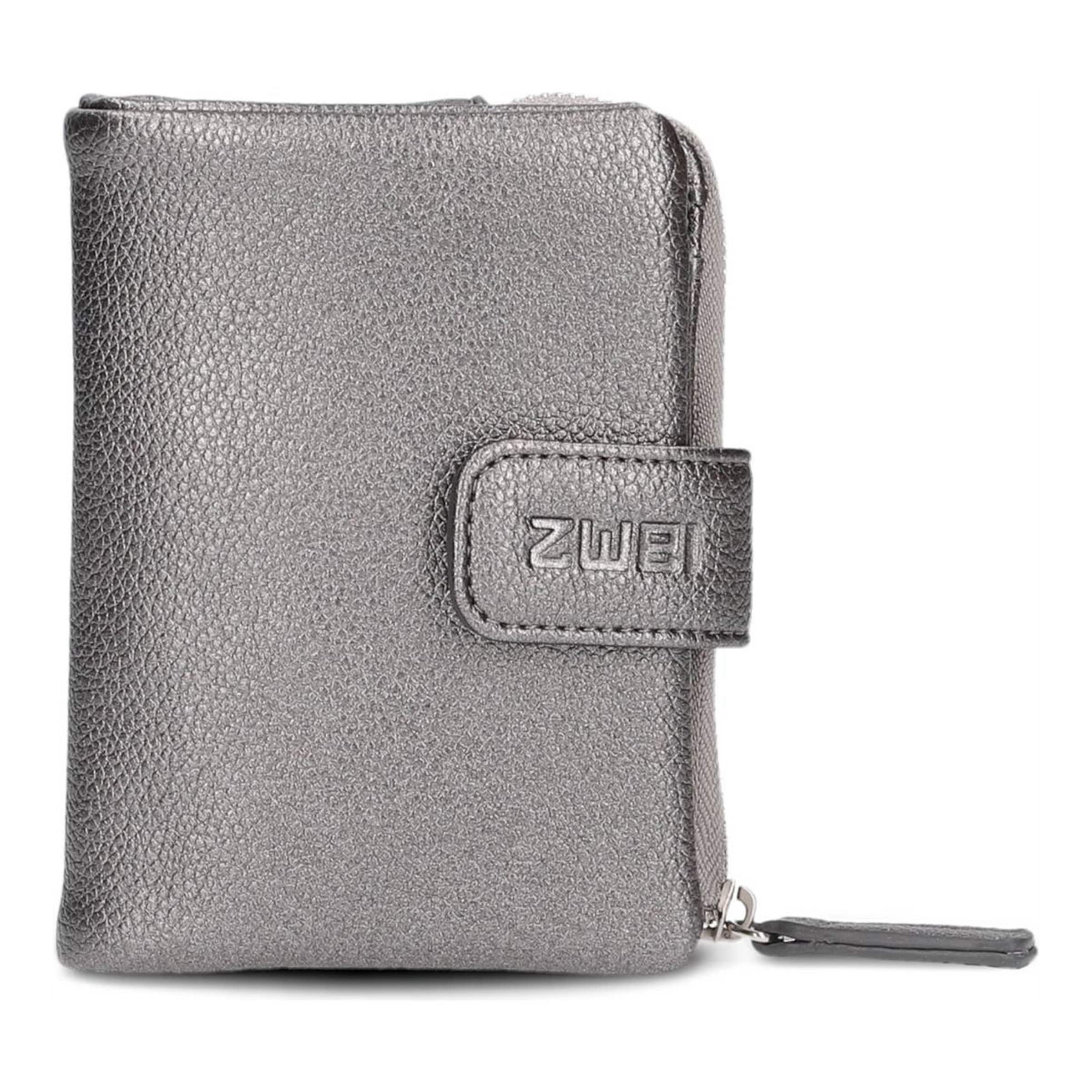 ZWEI Wallet 'Mademoiselle' in Grey: front