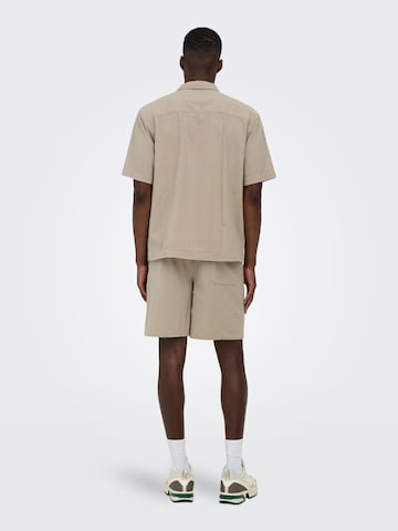 Regular Pantalon 'ONSCruz' Only & Sons en beige