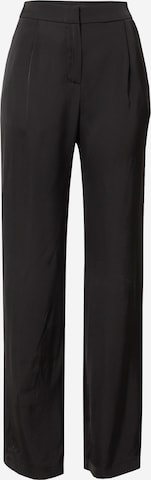 Misspap Regular Pleat-front trousers in Black: front
