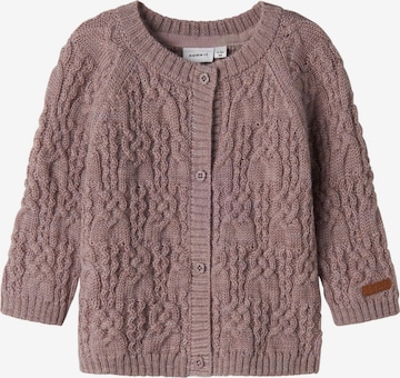 NAME IT Gebreid vest in Lila: voorkant