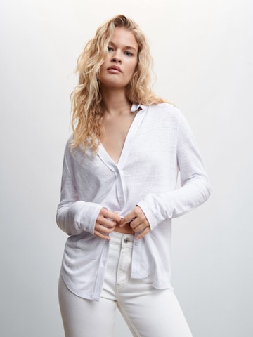 MANGO Bluse 'Lina' in Weiß: predná strana