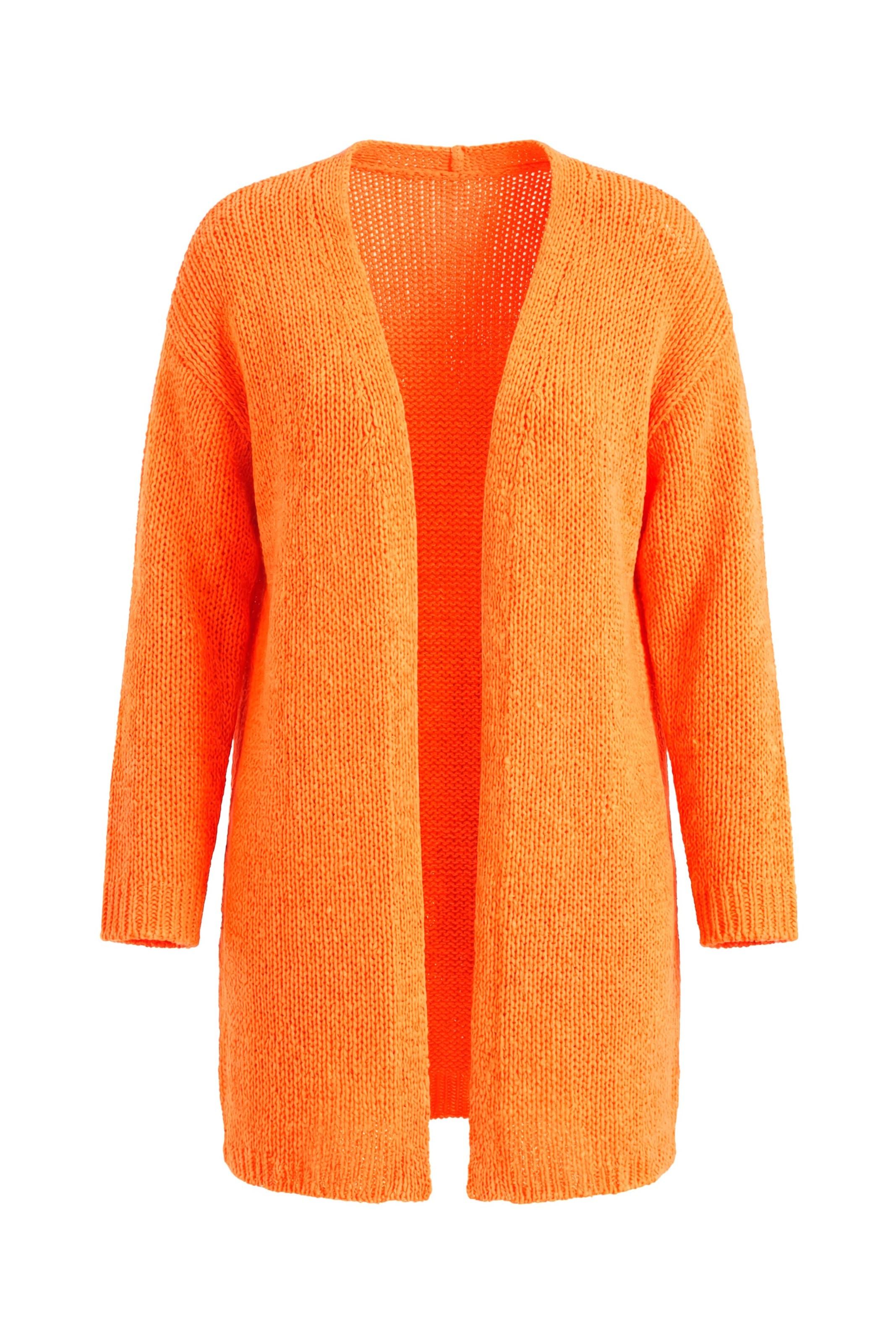 Angel of Style Gebreid vest in Oranje: voorkant