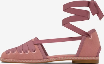 rožinė Castañer Espadrilės 'Glen': priekis