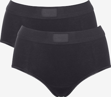 SLOGGI Maxislip ' Double Comfort Maxi ' in Schwarz: Vorderseite