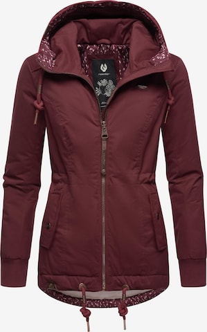 Ragwear Performance Jacket 'Danka' in Red: front