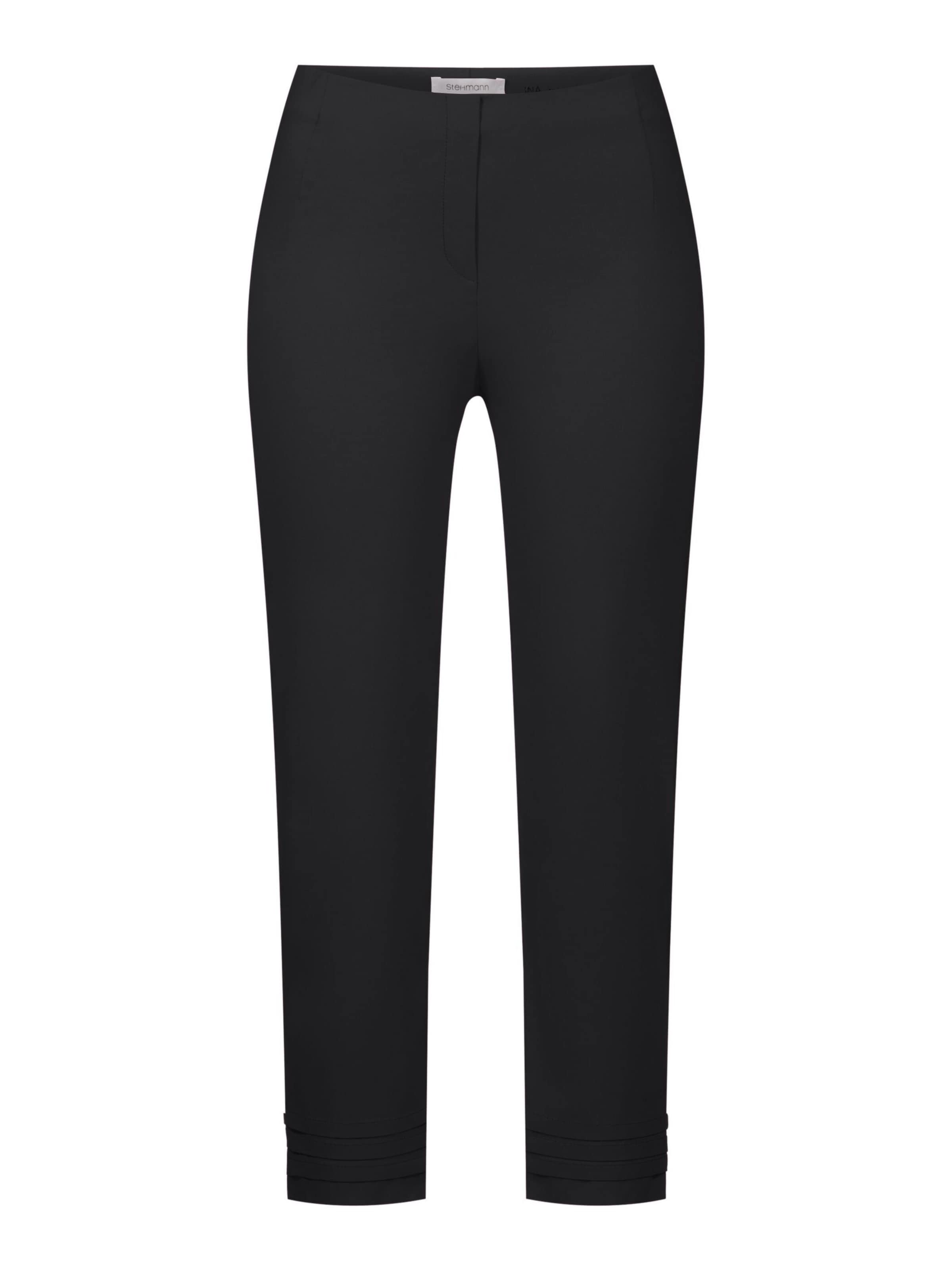 STEHMANN Pants 'Ina' in Black: front