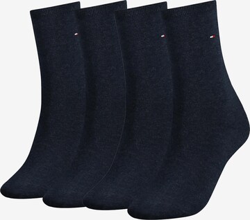 Chaussettes TOMMY HILFIGER en bleu : devant