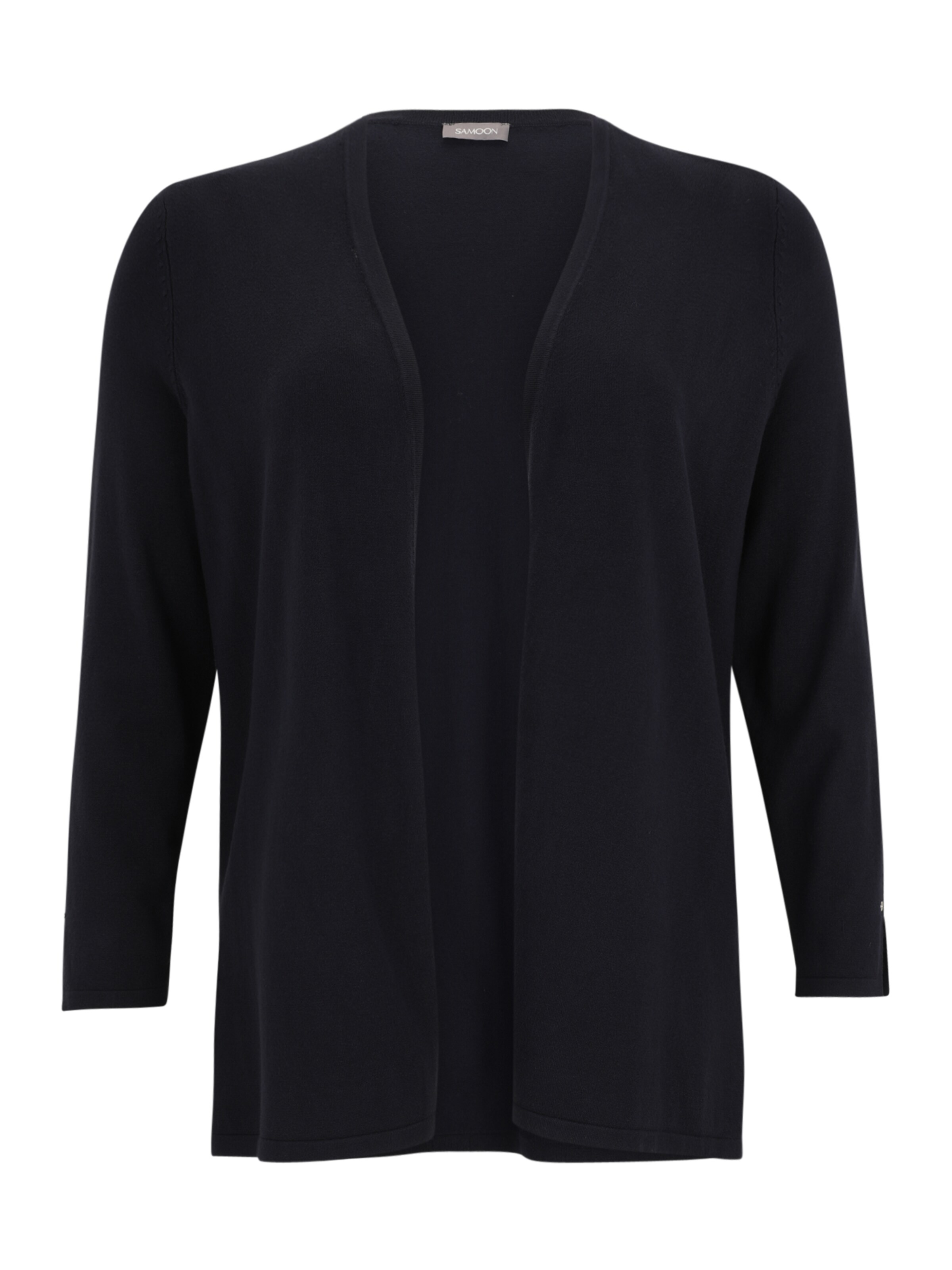SAMOON Вязаная кофта в Синий: спереди