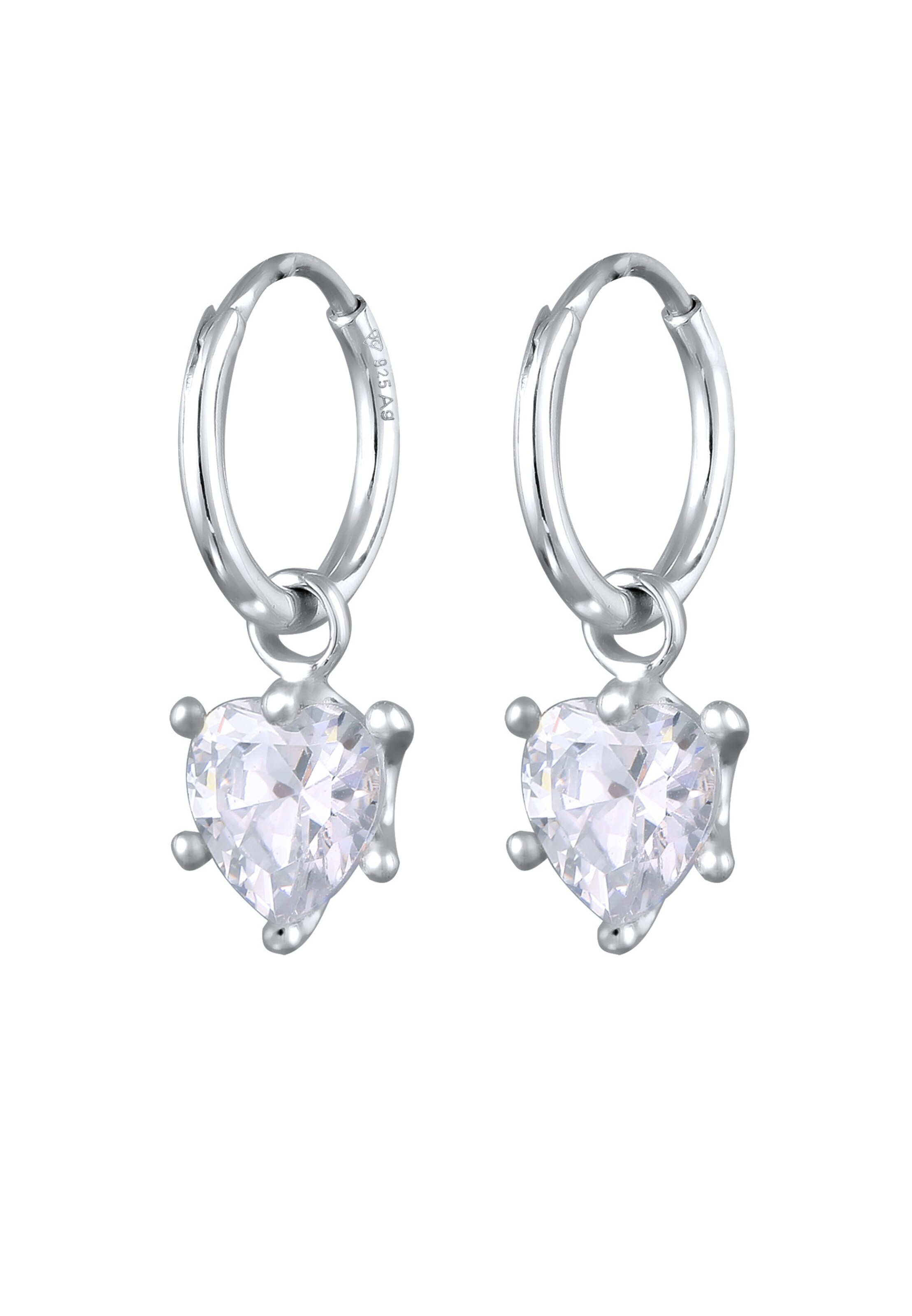 ELLI Oorbellen in Zilver: voorkant