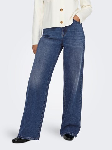 Wide leg Jeans 'ONLHOPE' di ONLY in blu: frontale