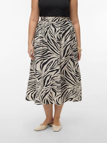 Vero Moda Curve - Falda 'JOSIE' en beige: frente