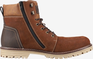 Rieker Lace-Up Boots in Brown