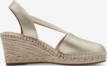 TAMARIS Espadrilles in Goud