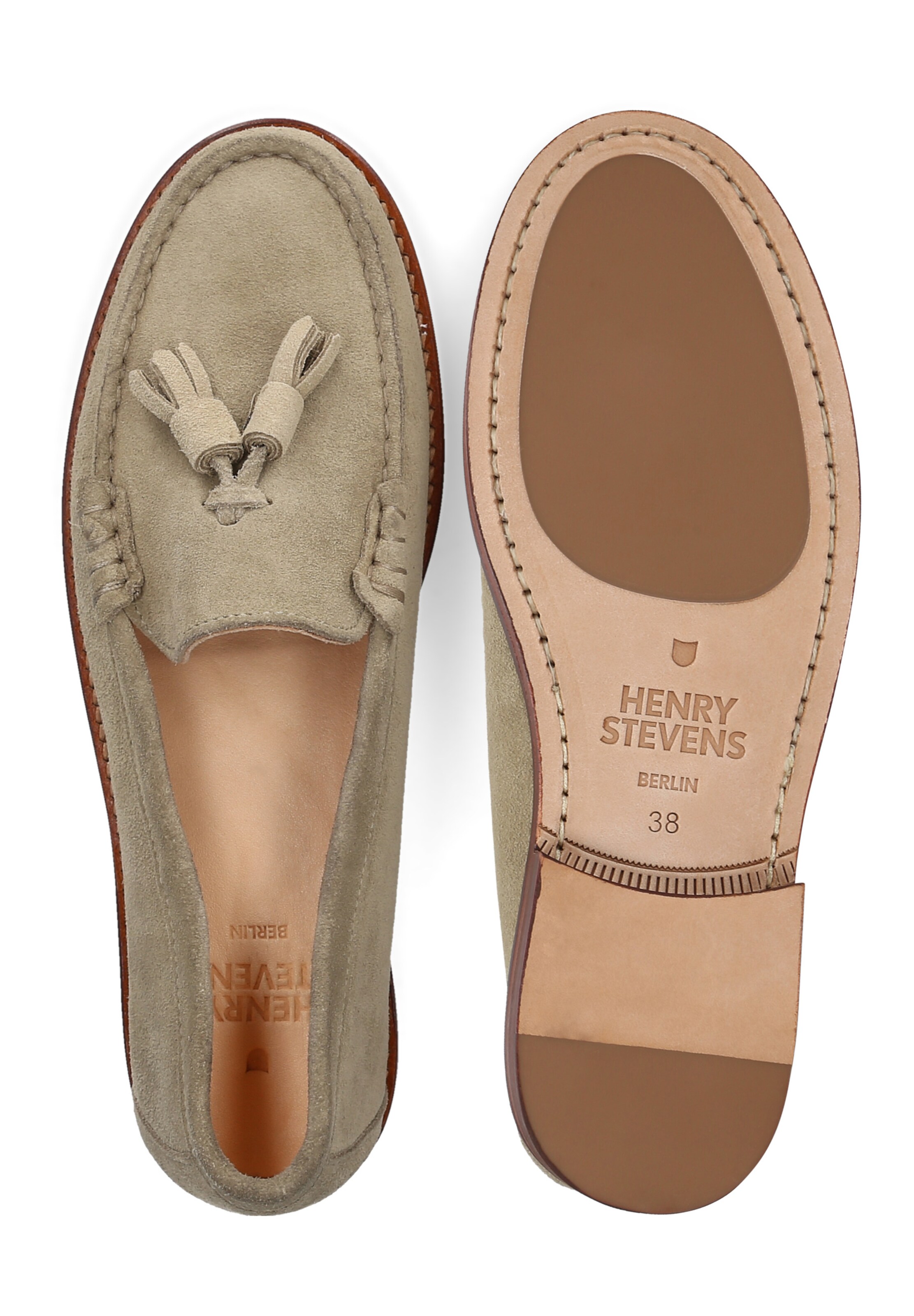 Henry Stevens Loafer ' Riley' in Beige
