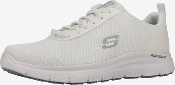 Baskets basses SKECHERS en blanc : devant